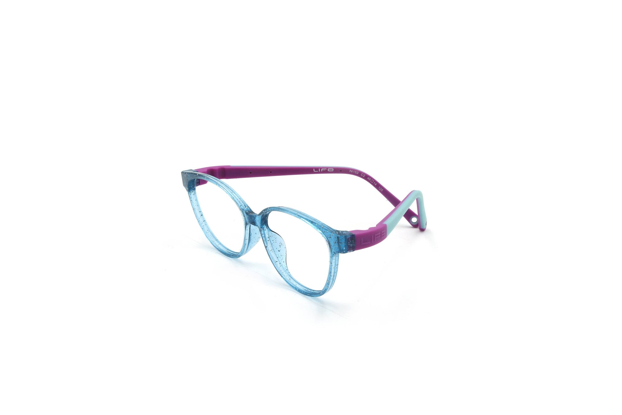 #color_Teal Shimmer W/Purple Strap