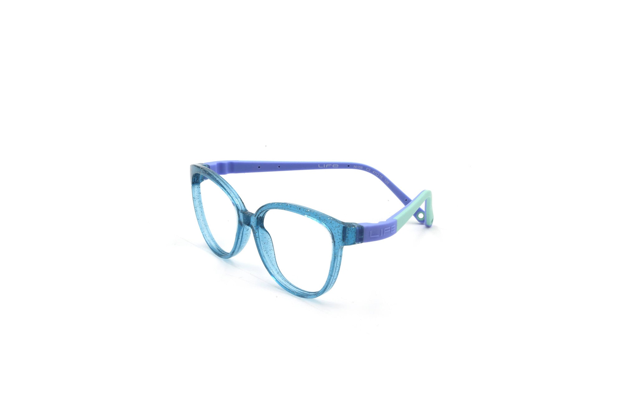 #color_Teal Shimmer W/Purple Strap